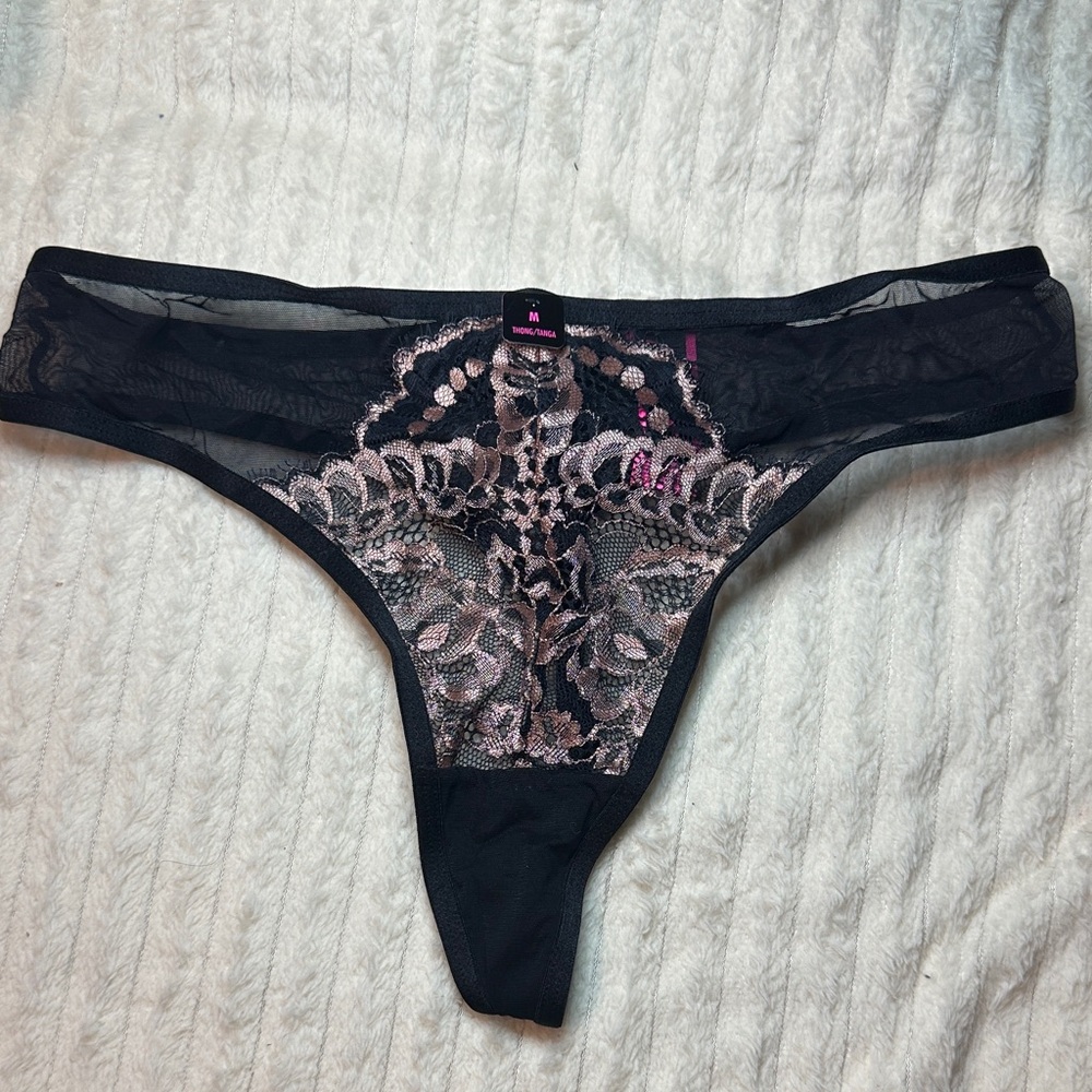 High waisted luxury thong